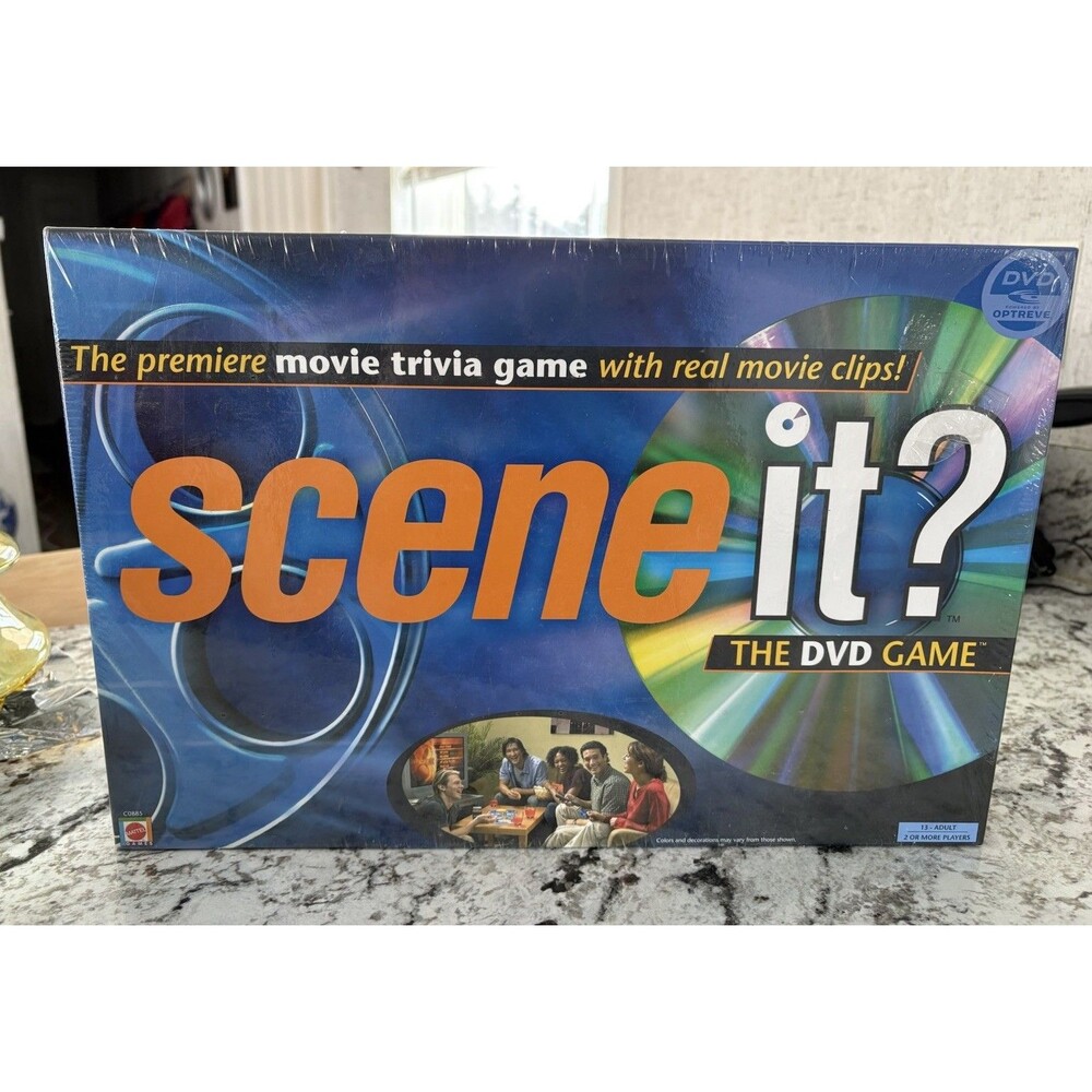 Scene It? The DVD Game Trivia Board Game Movie 2003 New Sealed